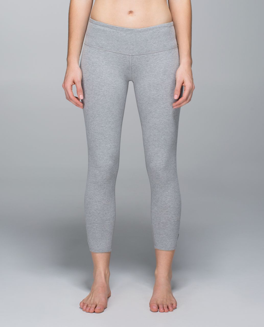 Lululemon Dhanurasana Crop II - Heathered Medium Grey