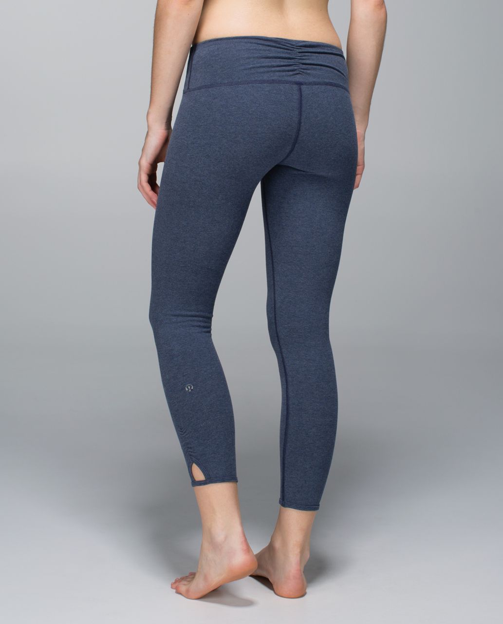 Lululemon Dhanurasana Crop II - Heathered Cadet Blue