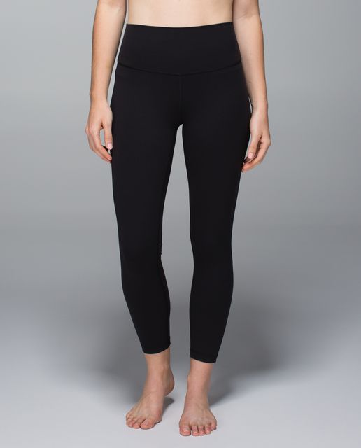 Lululemon High Times Crop *Tech Mesh - Black - lulu fanatics