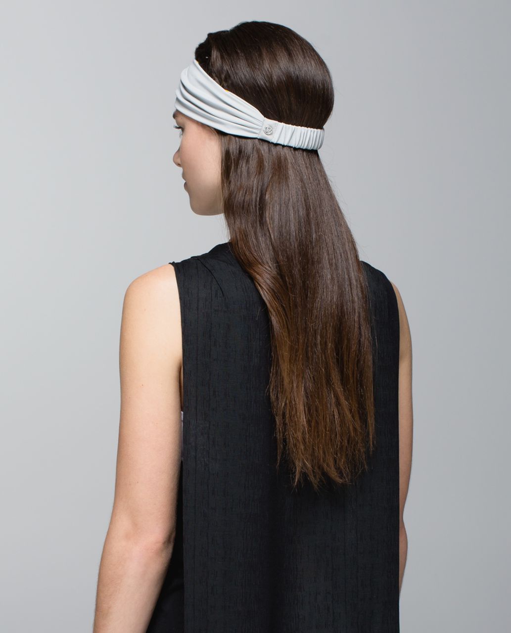 Lululemon Bang Buster Headband *Reversible - Silver Spoon