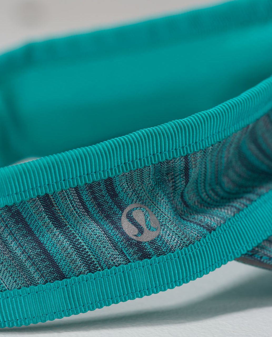 Lululemon Perfect Pace Visor - Wee Are From Space Reflective Bluetropics