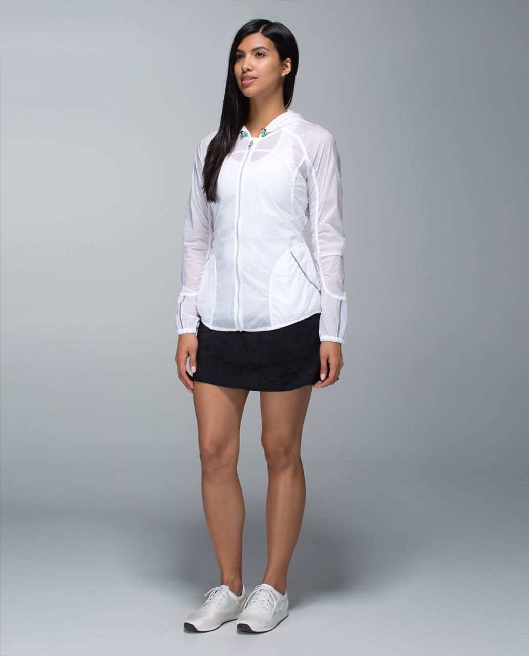 Lululemon Fast & Free Jacket - White - lulu fanatics