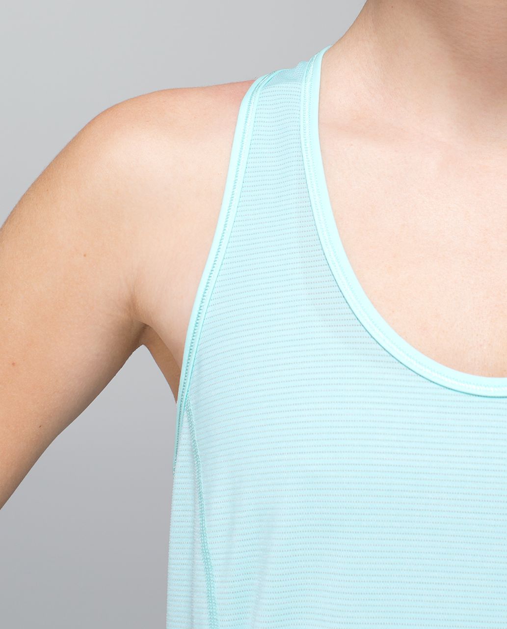 Lululemon Runner Up Tank - Heathered Aquamarine /  Aquamarine