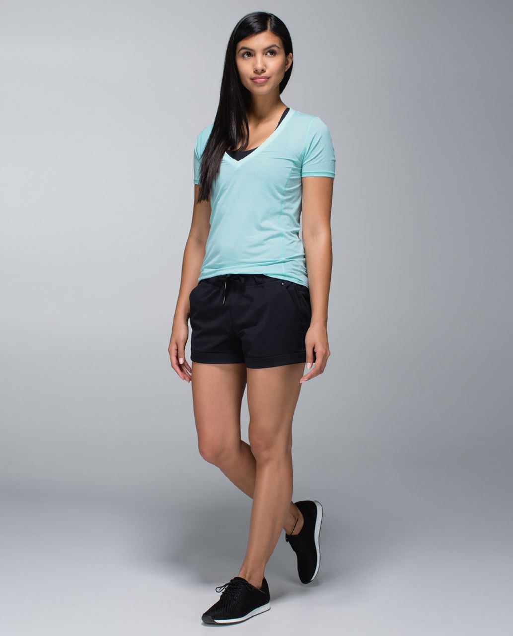 Lululemon Runner Up Short Sleeve - Heathered Aquamarine /  Aquamarine