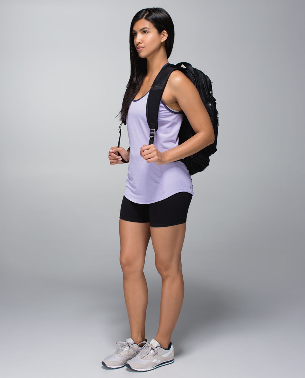 Lululemon Runner Up Tank - Heathered Cool Breeze / Cadet Blue