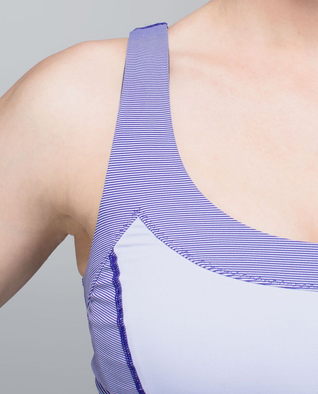 Lululemon Run:  Ta Ta Topper - Cool Breeze / Wee Stripe Bruised Berry