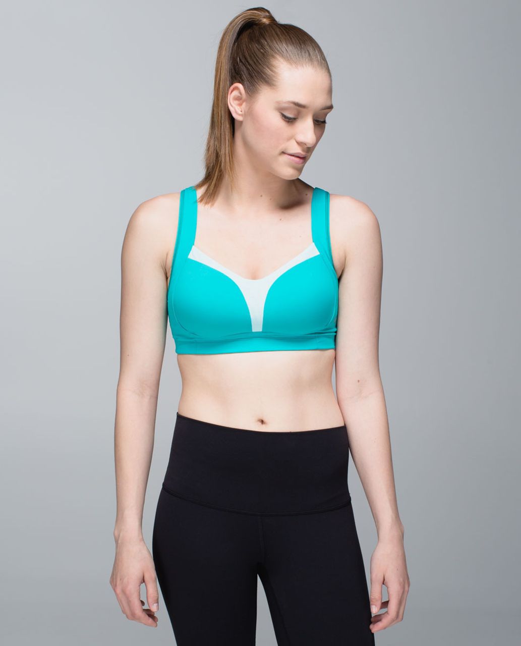 LULULEMON ATHLETICA Cadet Blue Tata Tamer II Sports bra