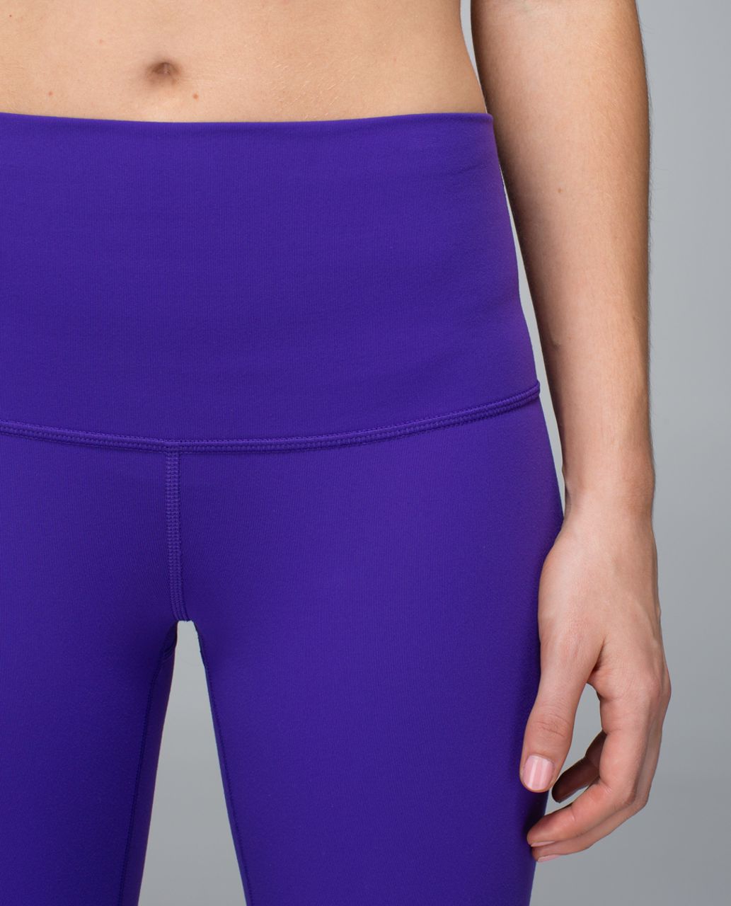 Lululemon Wunder Under Crop *Full-On Luon (Roll Down) - Bruised Berry