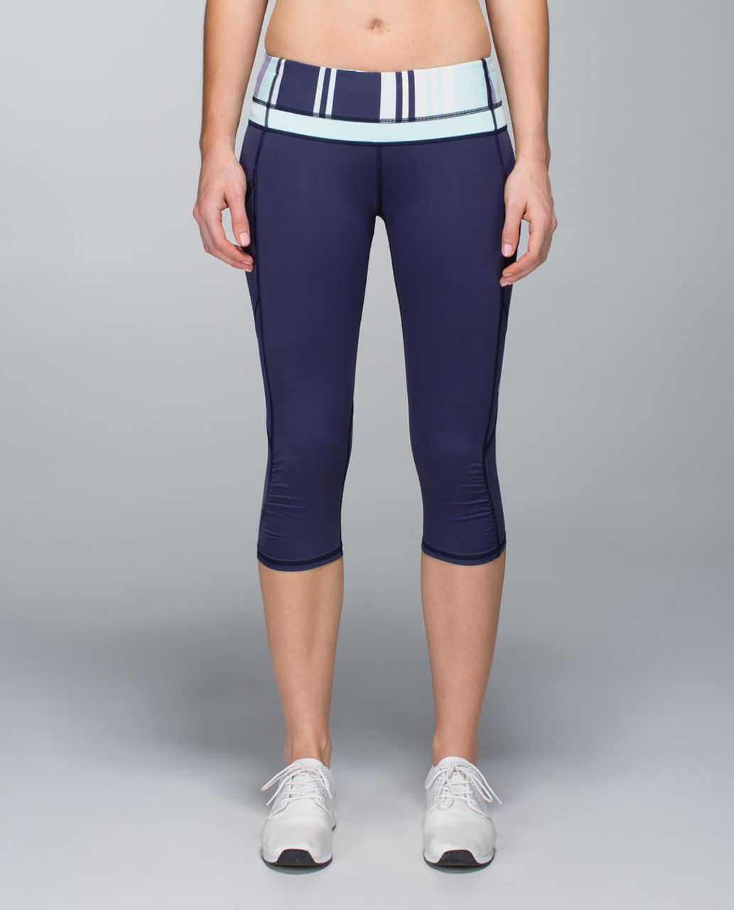 Lululemon Run A Marathon Crop II - Black - lulu fanatics