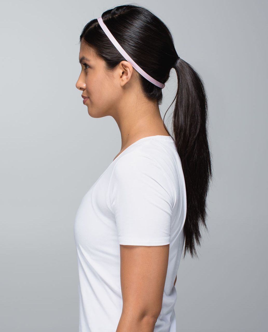 Lululemon Skinniest Satin Pirouette Headband - Barely Pink