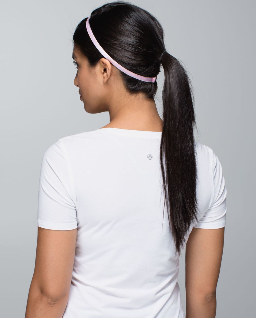 Lululemon Skinniest Satin Pirouette Headband - Barely Pink