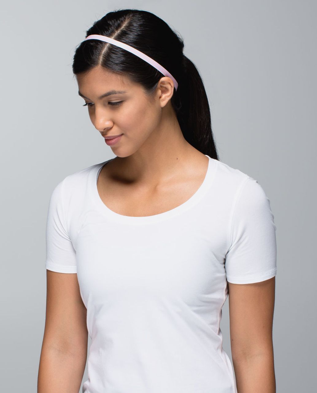 Lululemon Skinniest Satin Pirouette Headband - Barely Pink