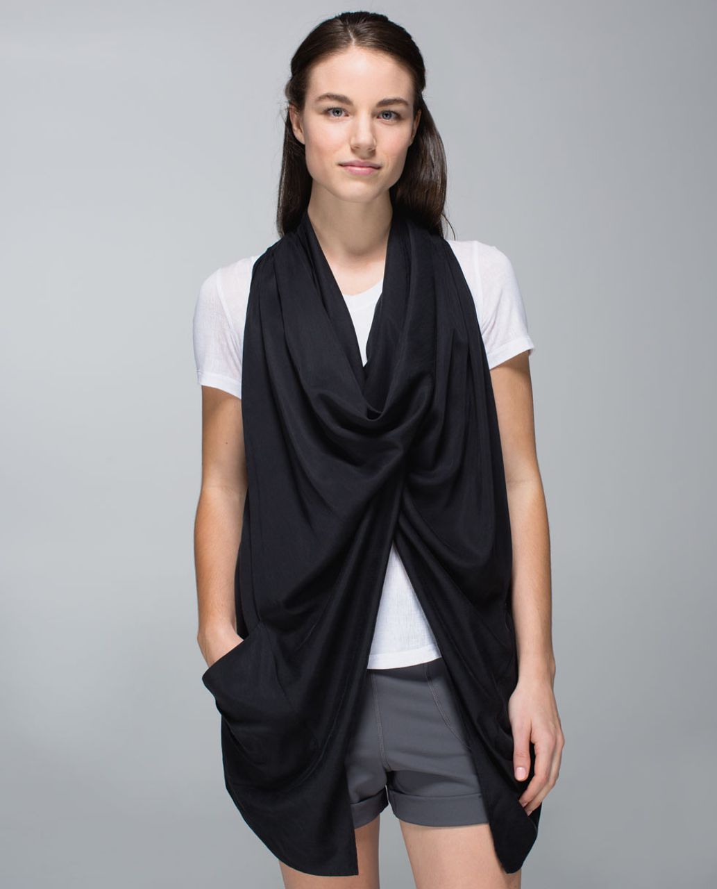 Lululemon Tranquility Sleeveless Wrap - Black