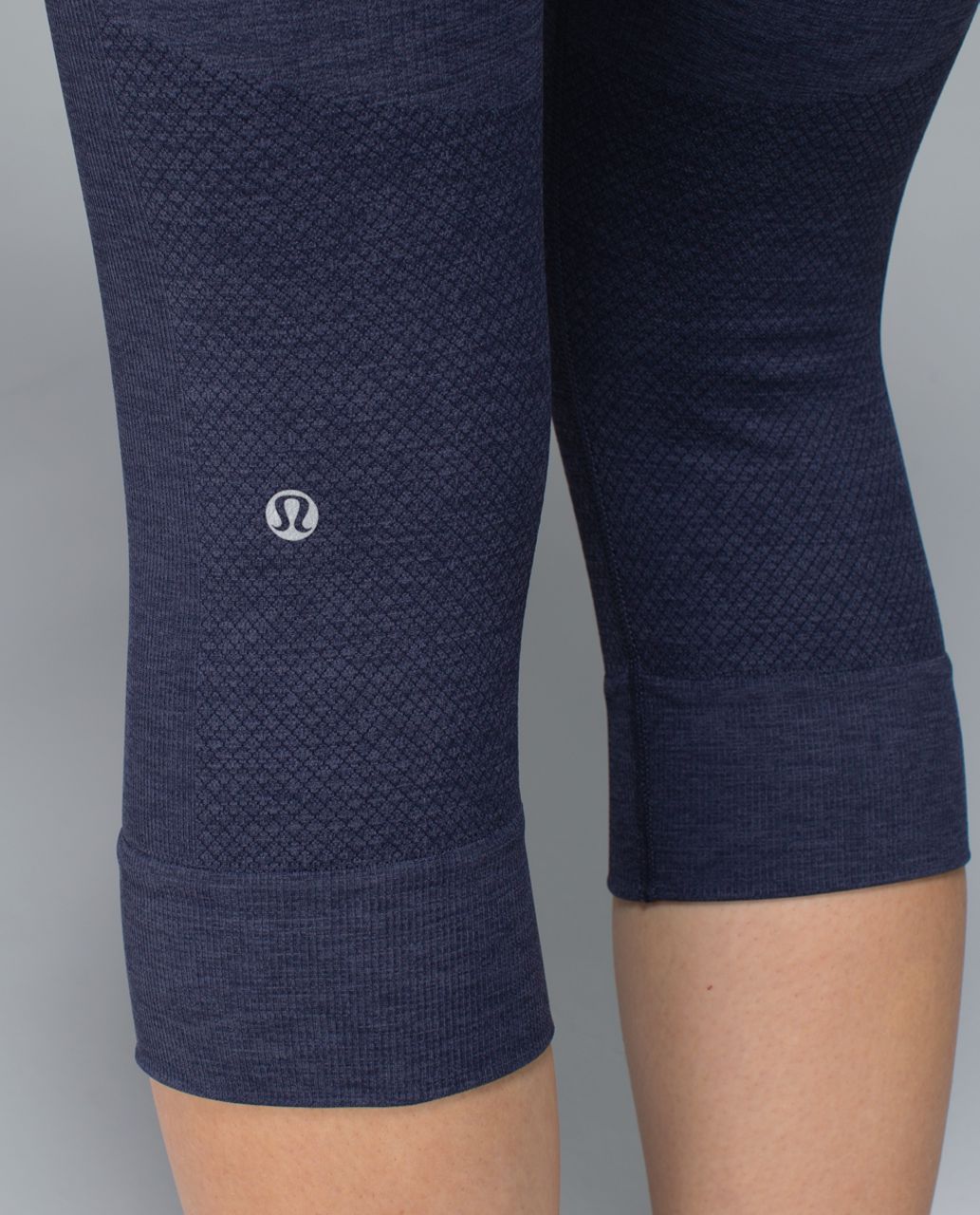 Lululemon Seamlessly Street Crop - Cadet Blue