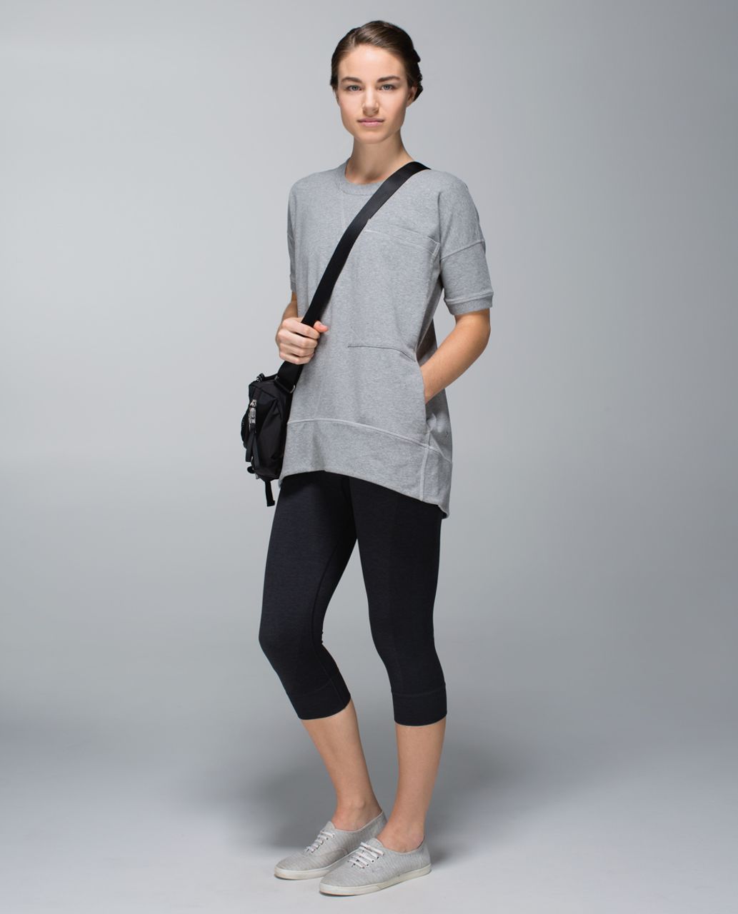 Lululemon Seamlessly Street Crop - Black