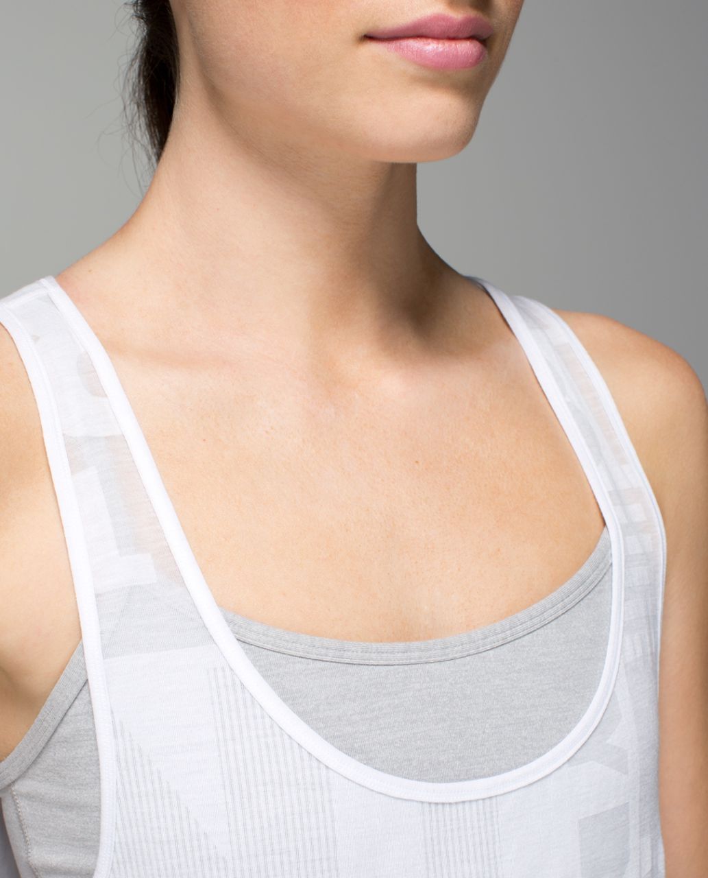 Lululemon Next To Nothing Tank - Exploded Manifesto Pop Block Burnout ...