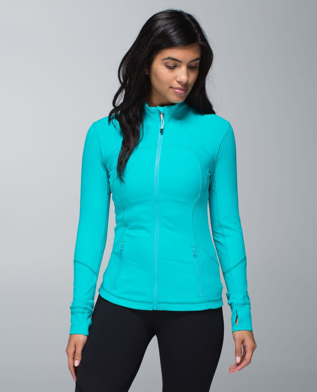 Lululemon Forme Jacket *Cuffins - Blue Tropics