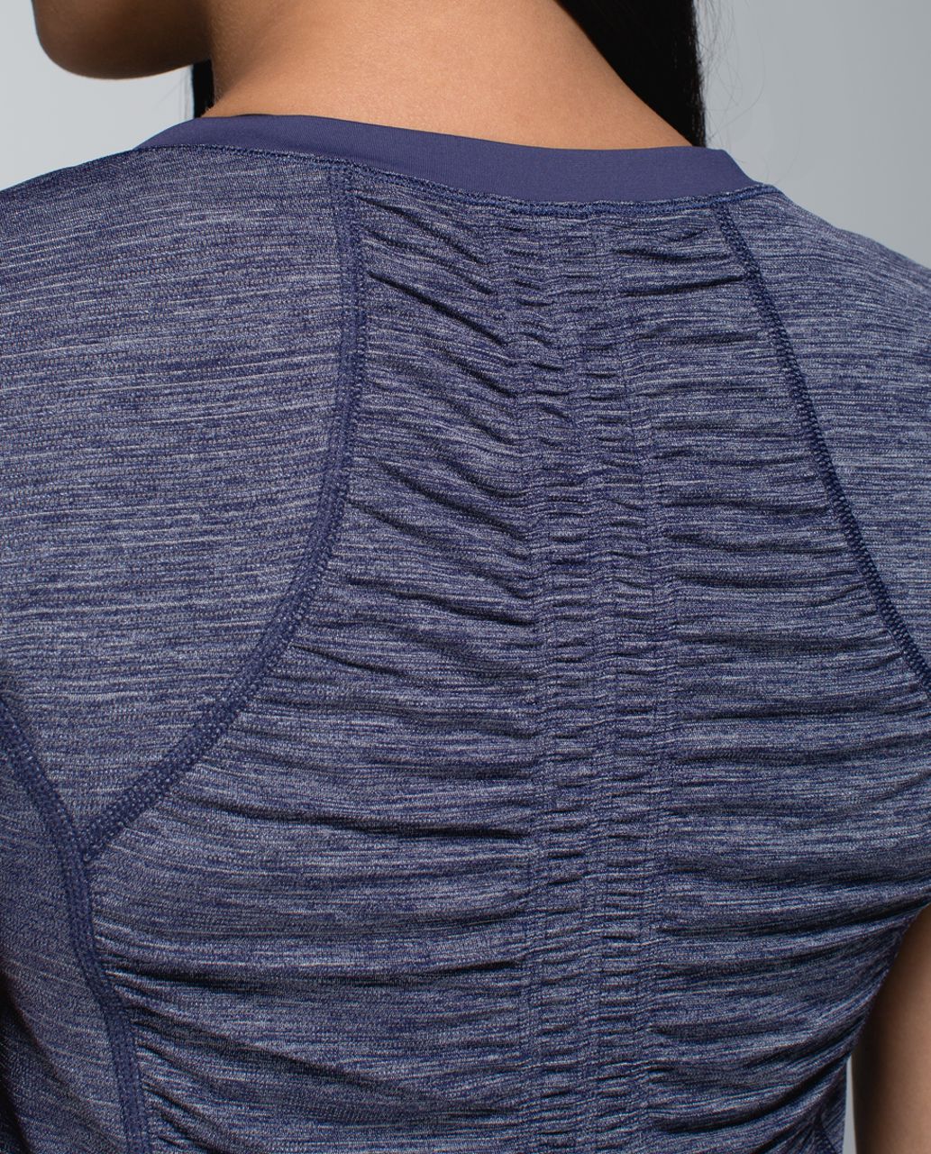 Lululemon Runner Up Short Sleeve - Heathered Cadet Blue / Cadet Blue