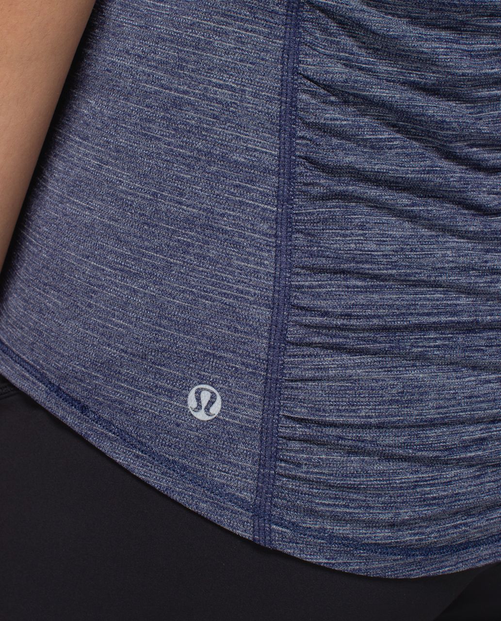 Lululemon Runner Up Short Sleeve - Heathered Cadet Blue / Cadet Blue