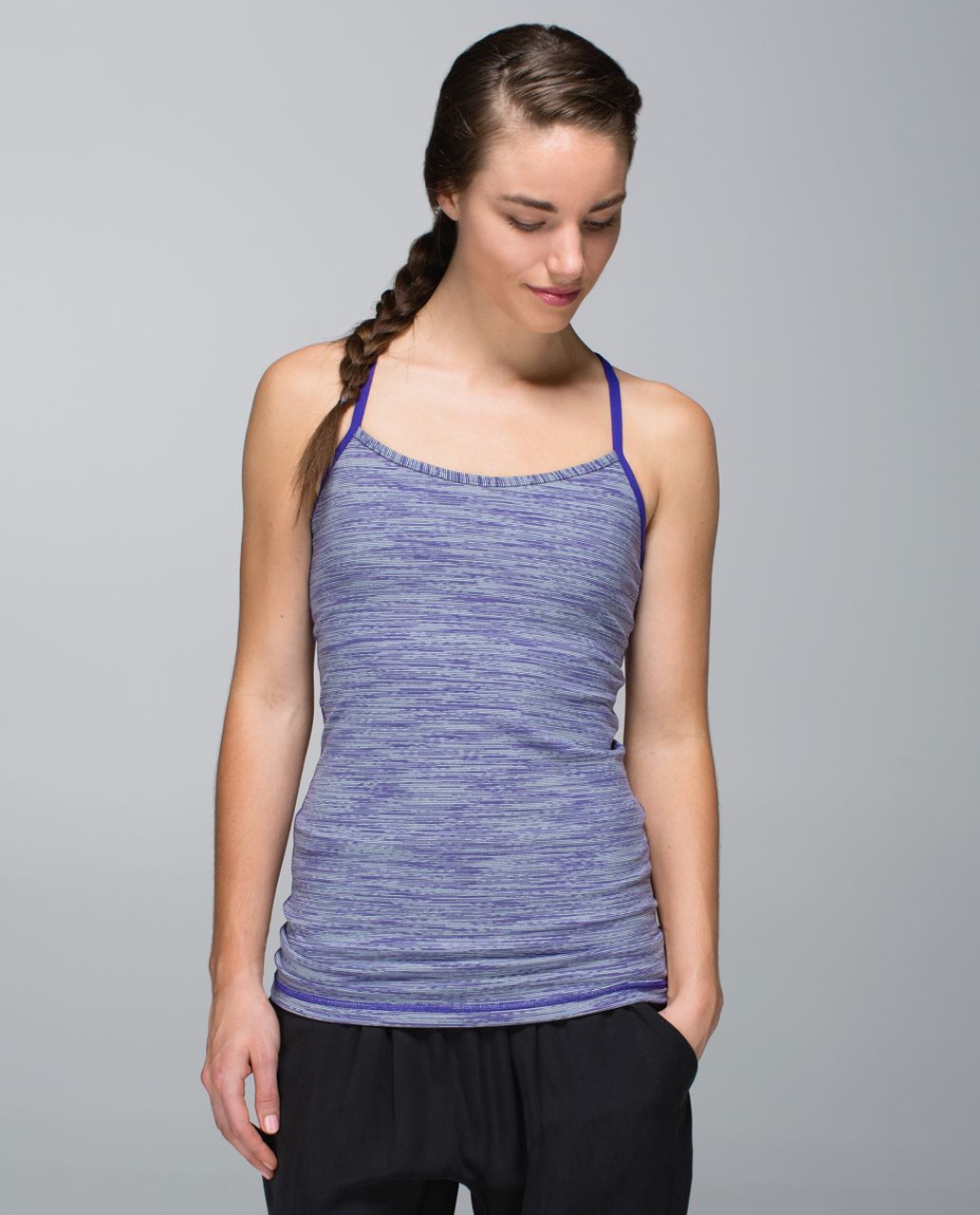 Lululemon Power Y Tank *Luon - Wee Are From Space Brusied Berry / Bruised Berry