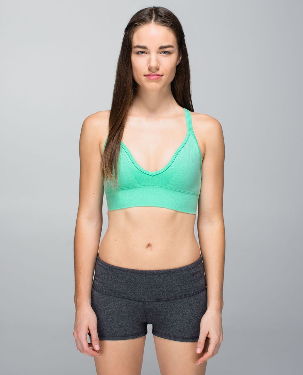 Lululemon Seamlessly Plunge Bra - Heathered Opal