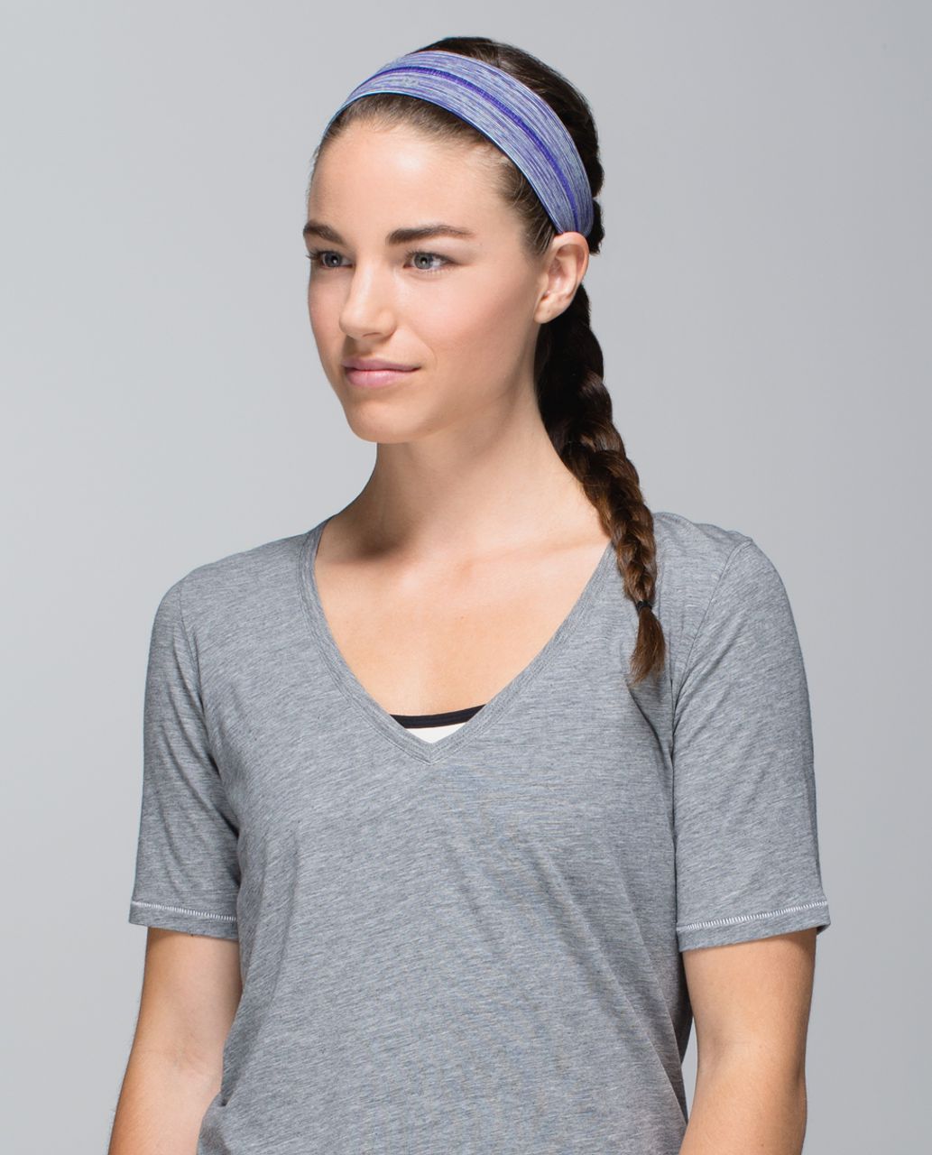 Lululemon Fly Away Tamer Headband - Wee Are From Space Bruised Berry