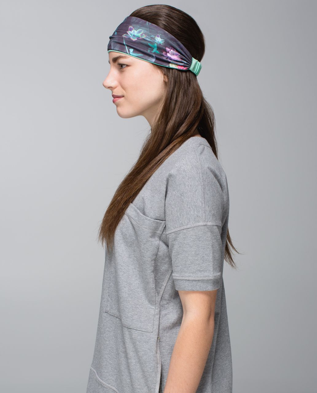 Lululemon Bang Buster Headband *Reversible - Opal / Curious Jungle Multi