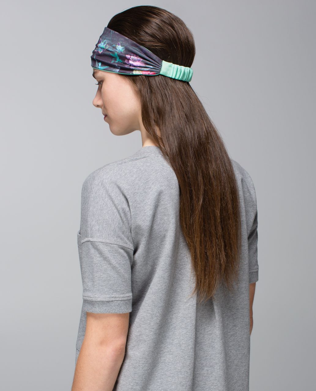 Lululemon Bang Buster Headband *Reversible - Opal / Curious Jungle Multi