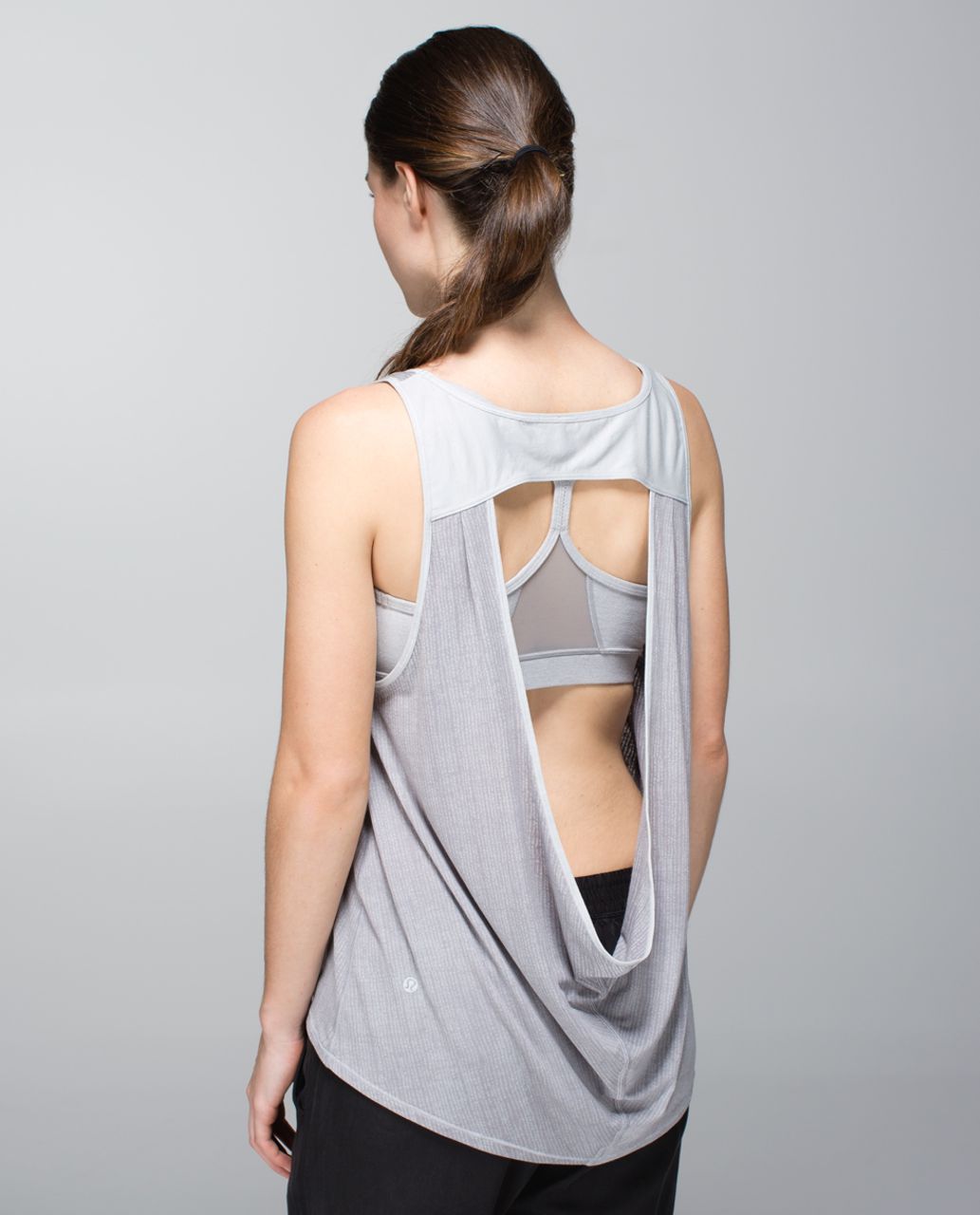 Lululemon Next To Nothing Tank - Burlap Texture Burnout Silver Spoon / Silver Spoon