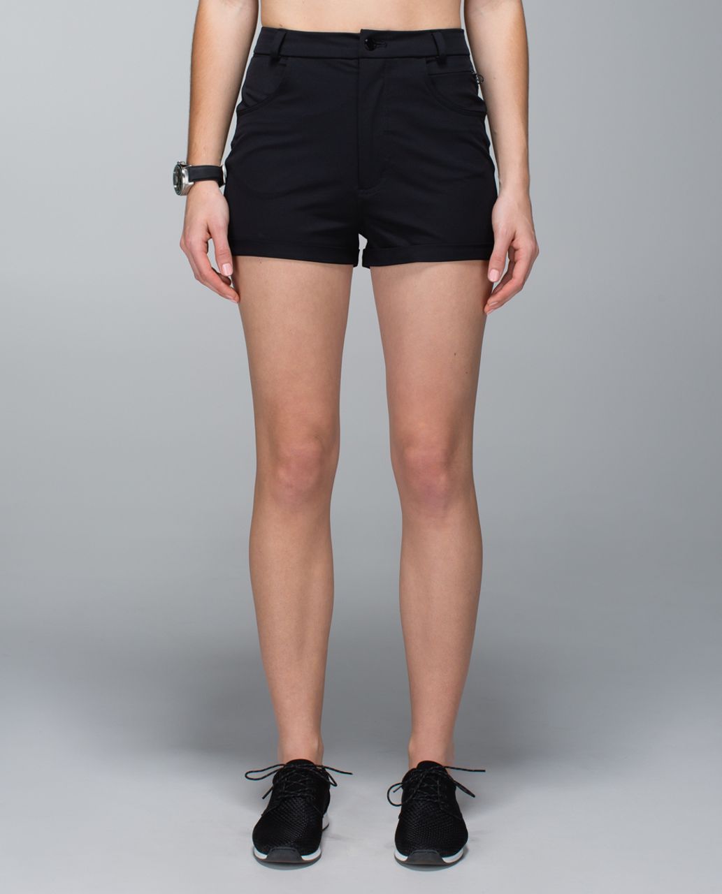 Lululemon LA Sweat Short - Black - lulu fanatics