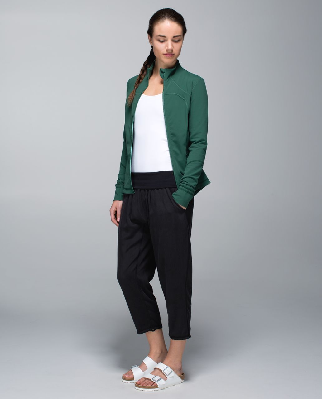 Lululemon Forme Jacket *Cuffins - Forest