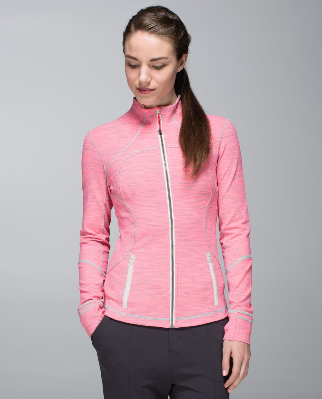 Lululemon Forme Jacket *Cuffins - Wee Are From Space Neon Pink Opal / Angel Wing