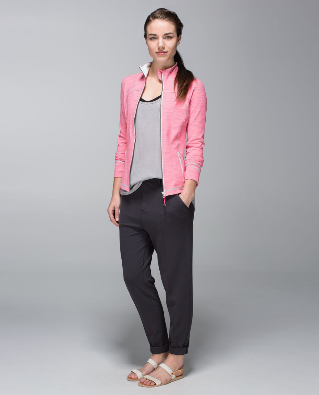 Lululemon Forme Jacket *Cuffins - Wee Are From Space Neon Pink Opal / Angel Wing