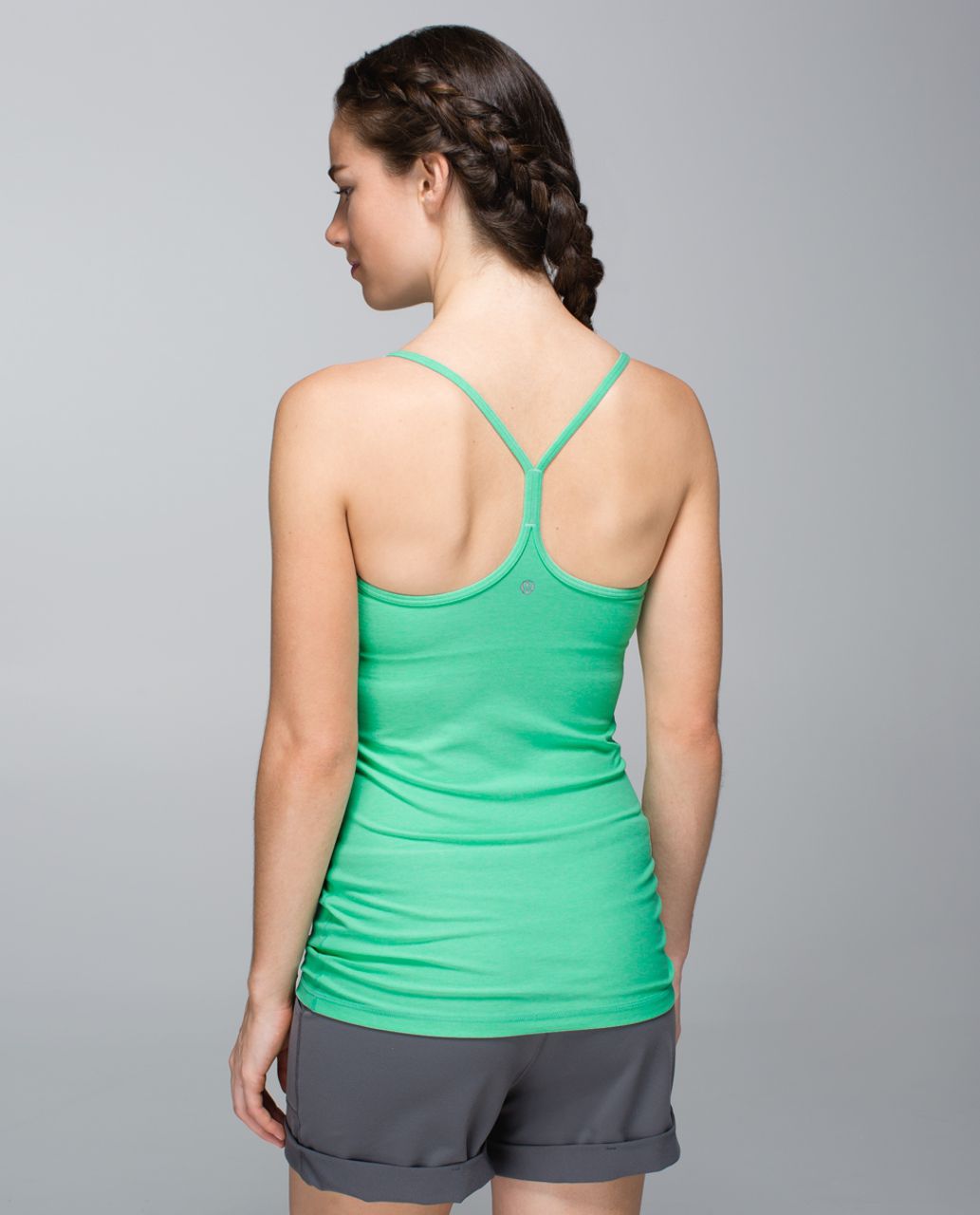 Lululemon Power Y Tank *Luon - Heathered Opal