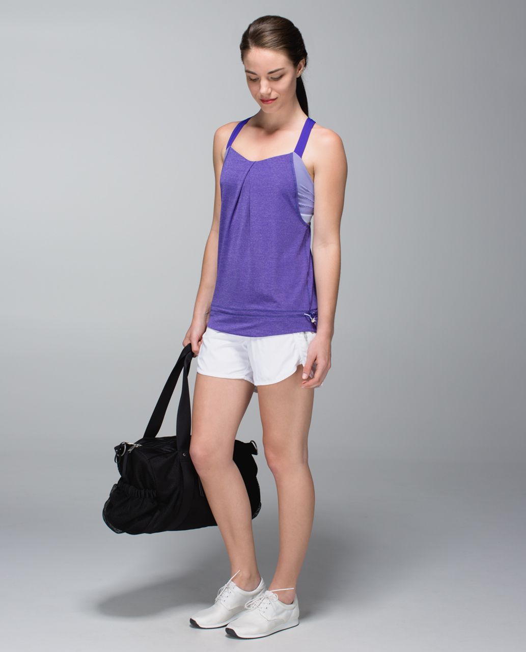 Lululemon Rest Less Tank - Heathered Bruised Berry / Wee Stripe Bruised Berry / Bruised Berry