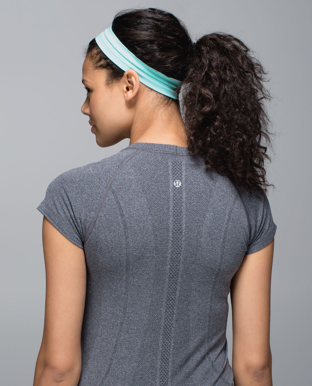 Lululemon Swiftly Headband - Heathered Aquamarine