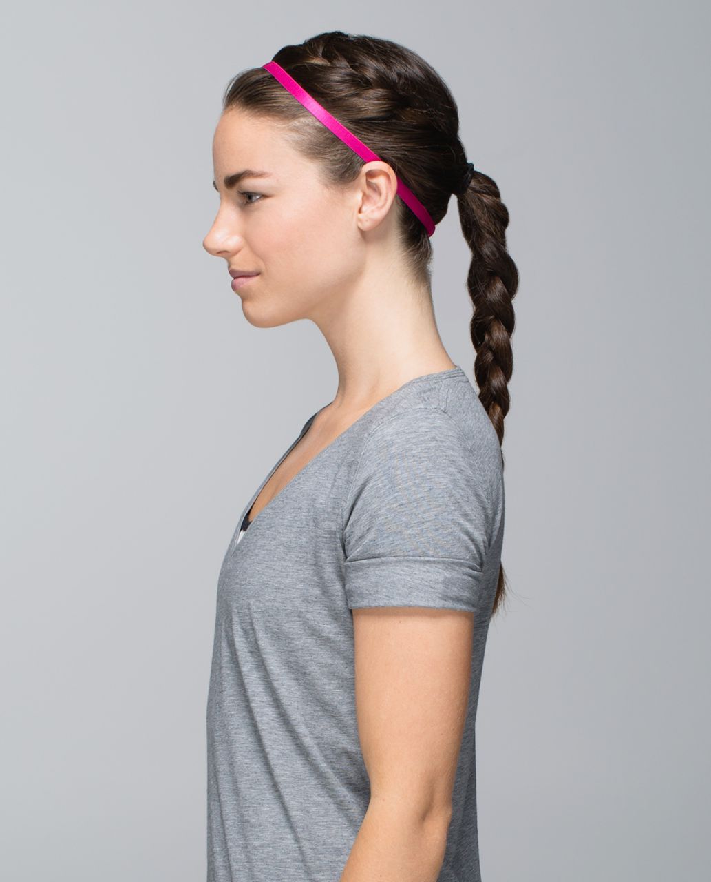 Lululemon Skinniest Satin Pirouette Headband - Jewelled Magenta