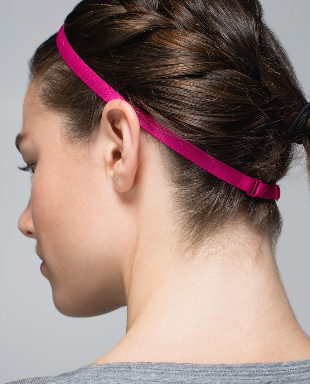 Lululemon Skinniest Satin Pirouette Headband - Jewelled Magenta