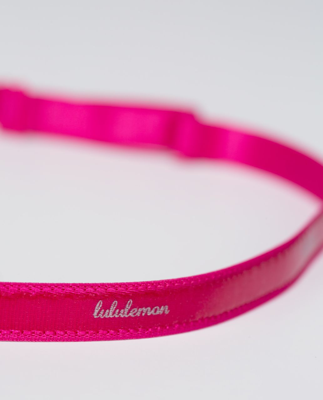 Lululemon Skinniest Satin Pirouette Headband - Jewelled Magenta