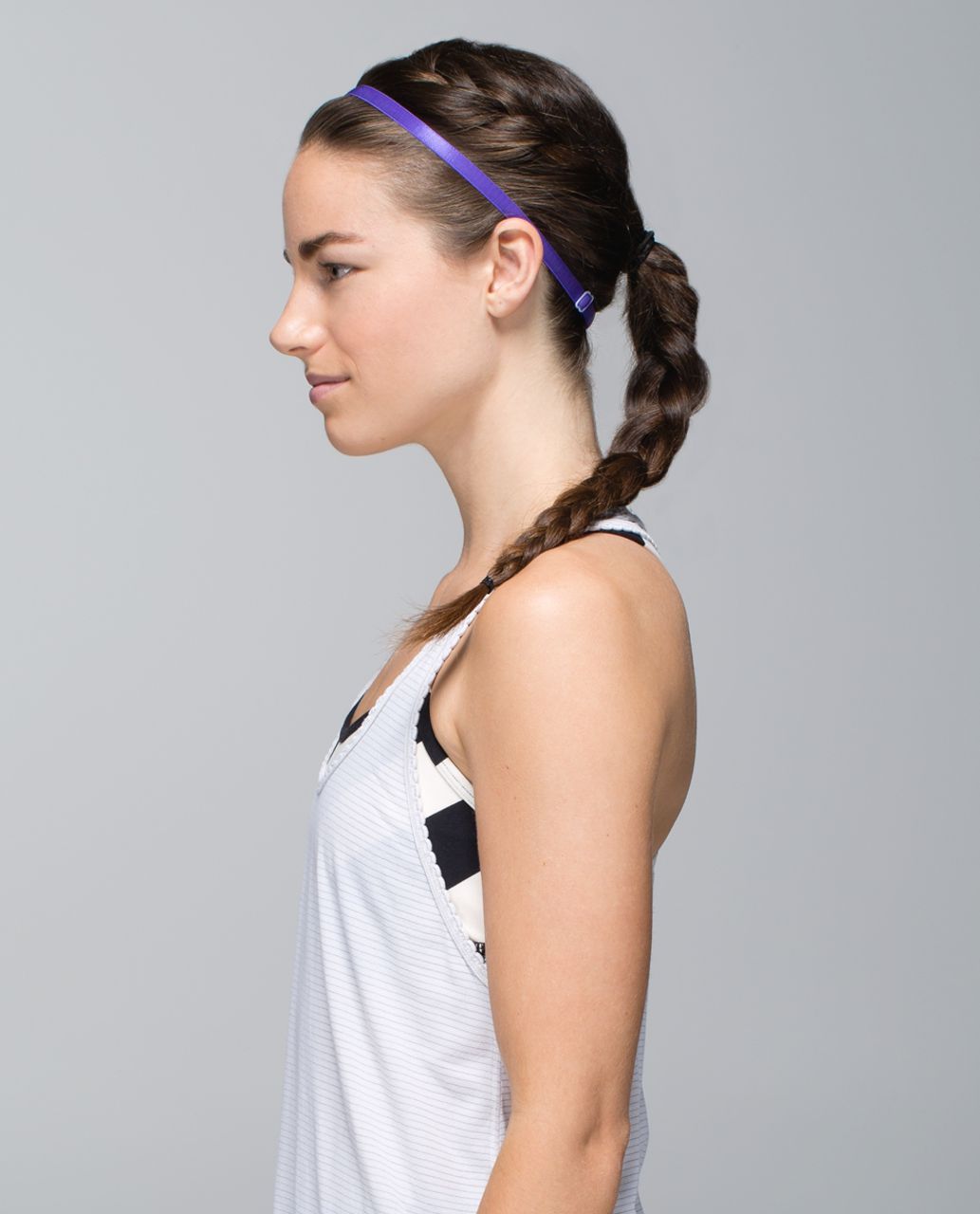 Lululemon Skinniest Satin Pirouette Headband - Bruised Berry