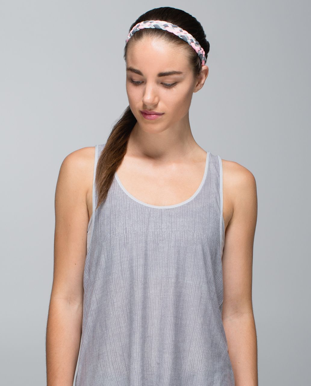 Lululemon Charming Braid Headband - Slate