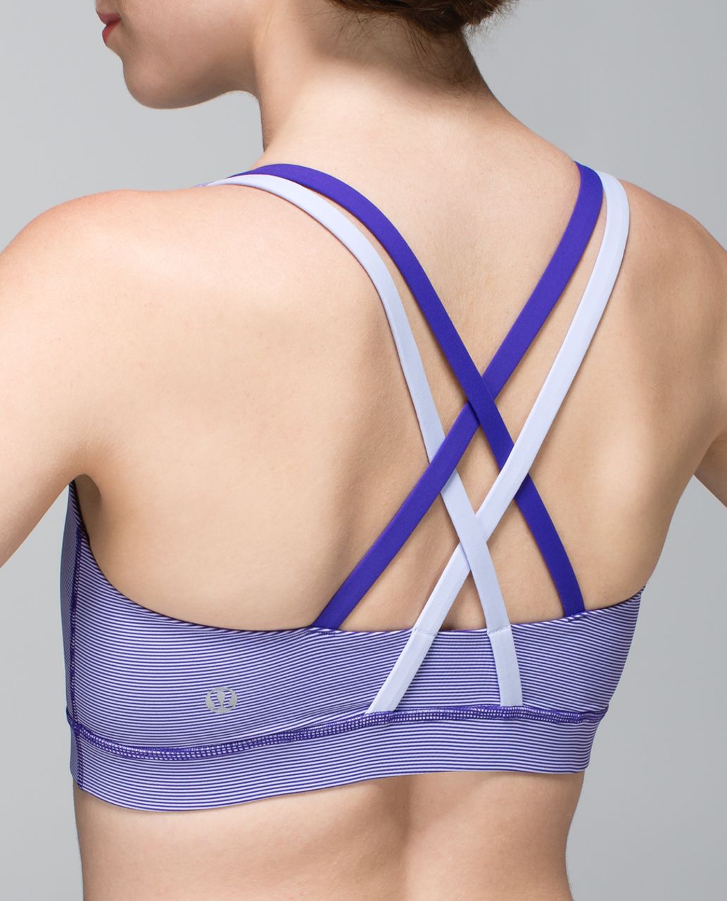 Lululemon Energy Bra - Wee Stripe Bruised Berry / Cool Breeze