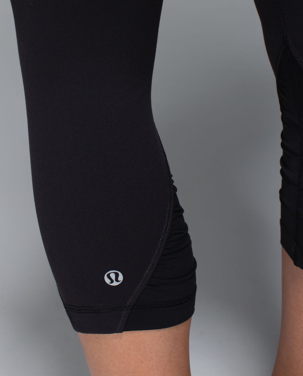 Lululemon Embrace Crop *Full-On Luon - Black - lulu fanatics