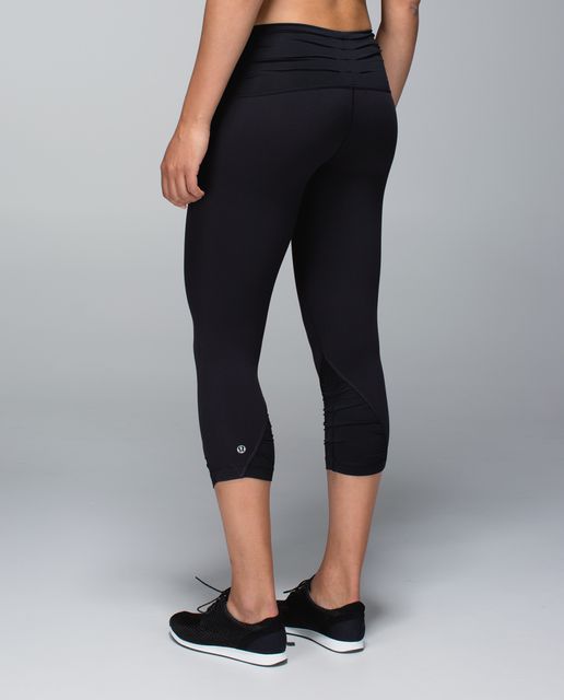 lululemon athletica, Pants & Jumpsuits, Lululemon Embrace Crop Leggings  Black Womens Size 6