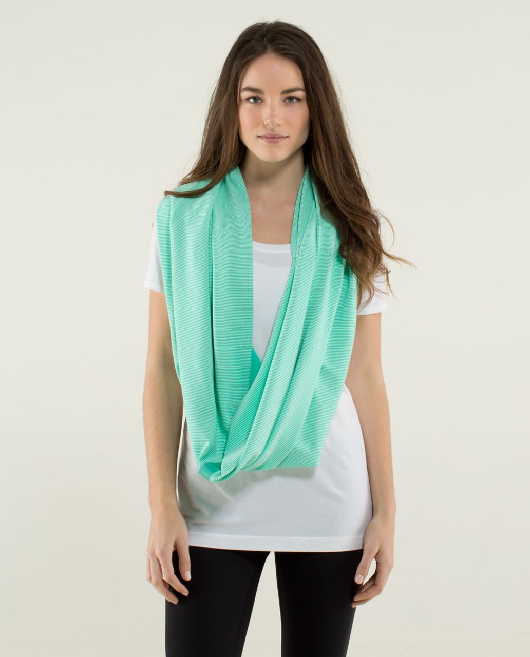 Lululemon Vinyasa Scarf *Rulu - Bali Breeze / Tonka Stripe Bali Breeze Fresh Teal