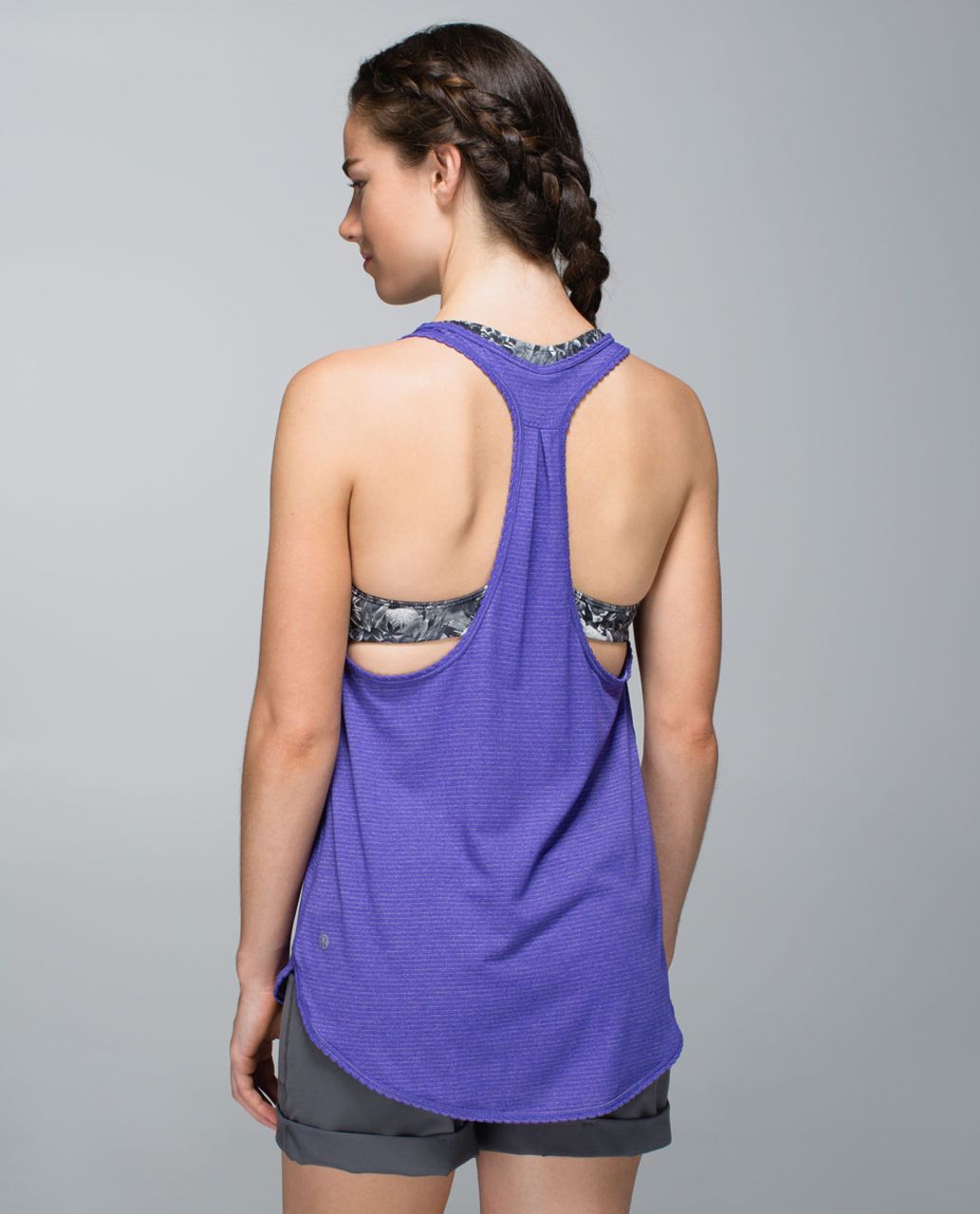 Lululemon 105 F Singlet - Heathered Bruised Berry