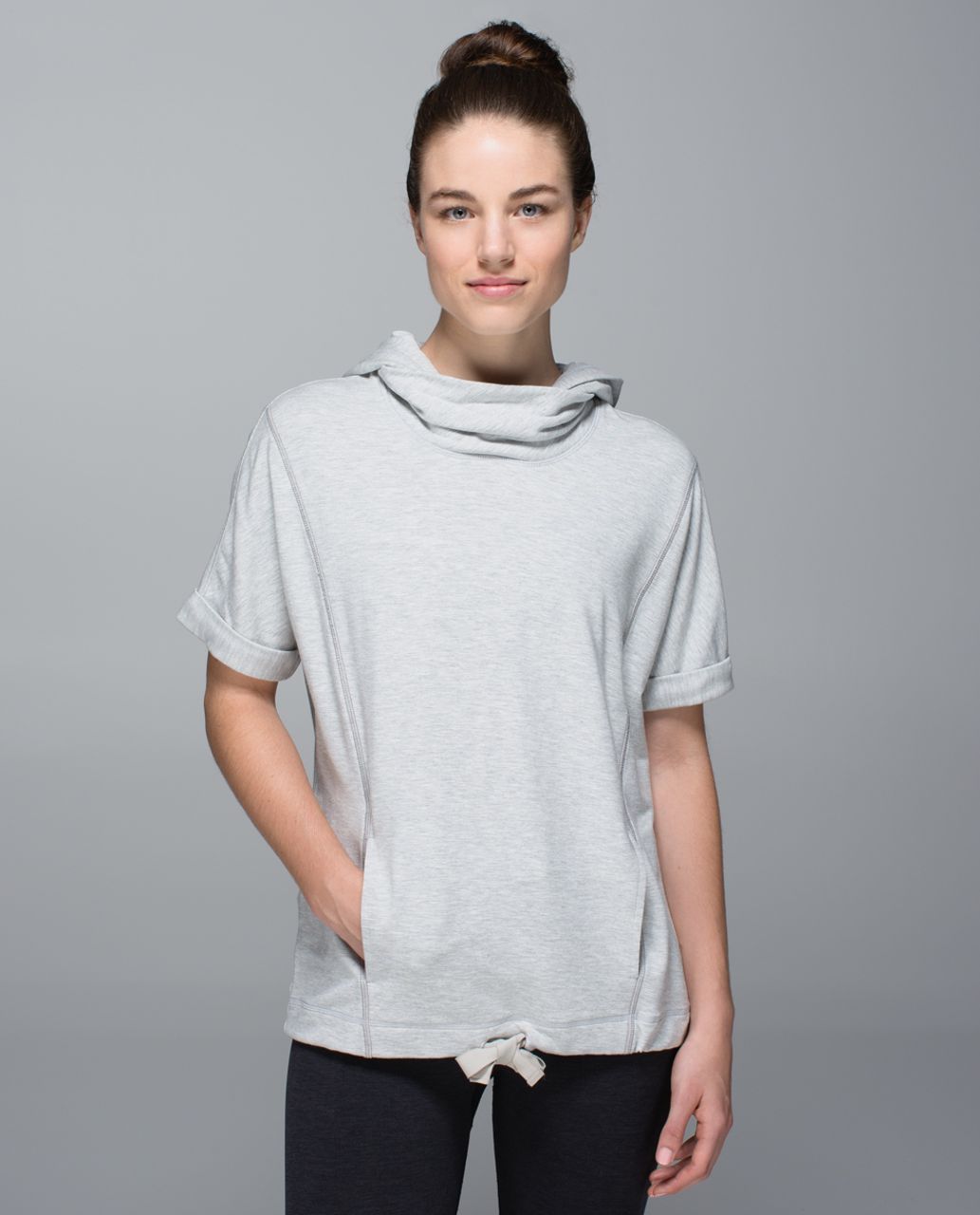 Lululemon Serenity Hoodie - Heathered Light Grey