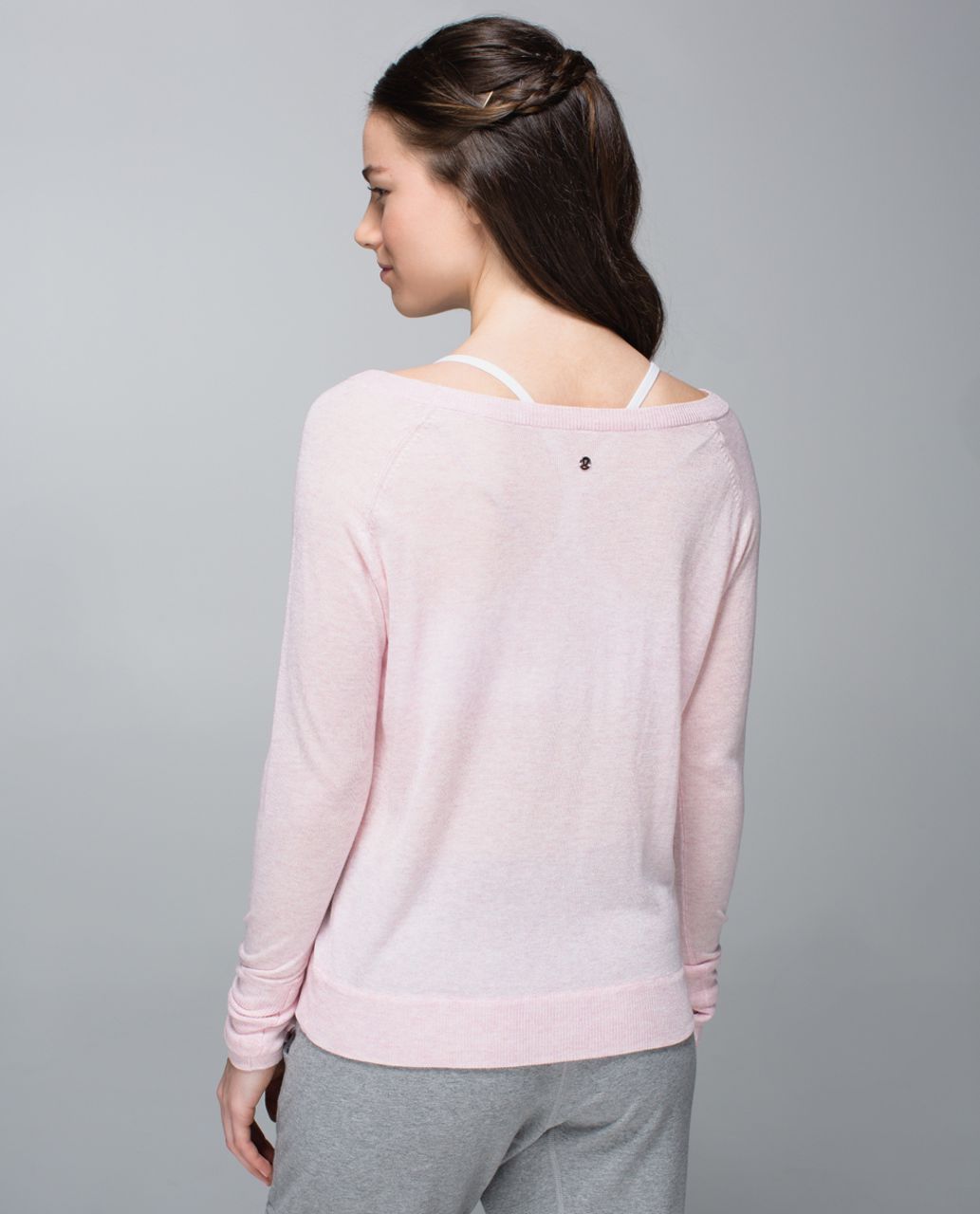 Lululemon Chai Time Pullover II - Heathered Barely Pink