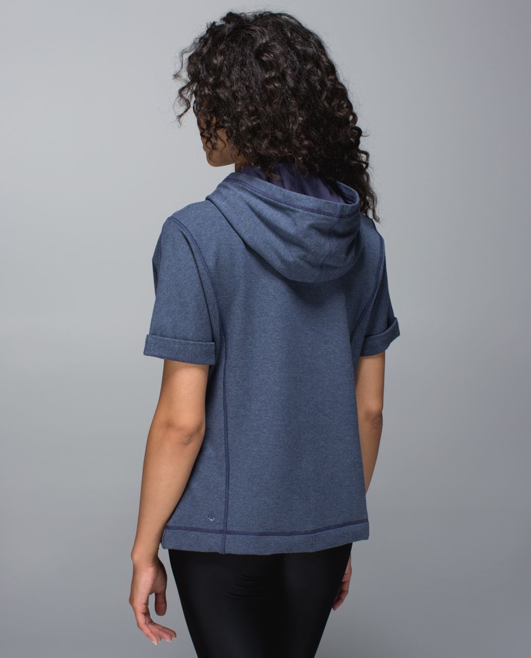 Southern Athletica Women's Cropped Hoodie in Serenity Blue - $42