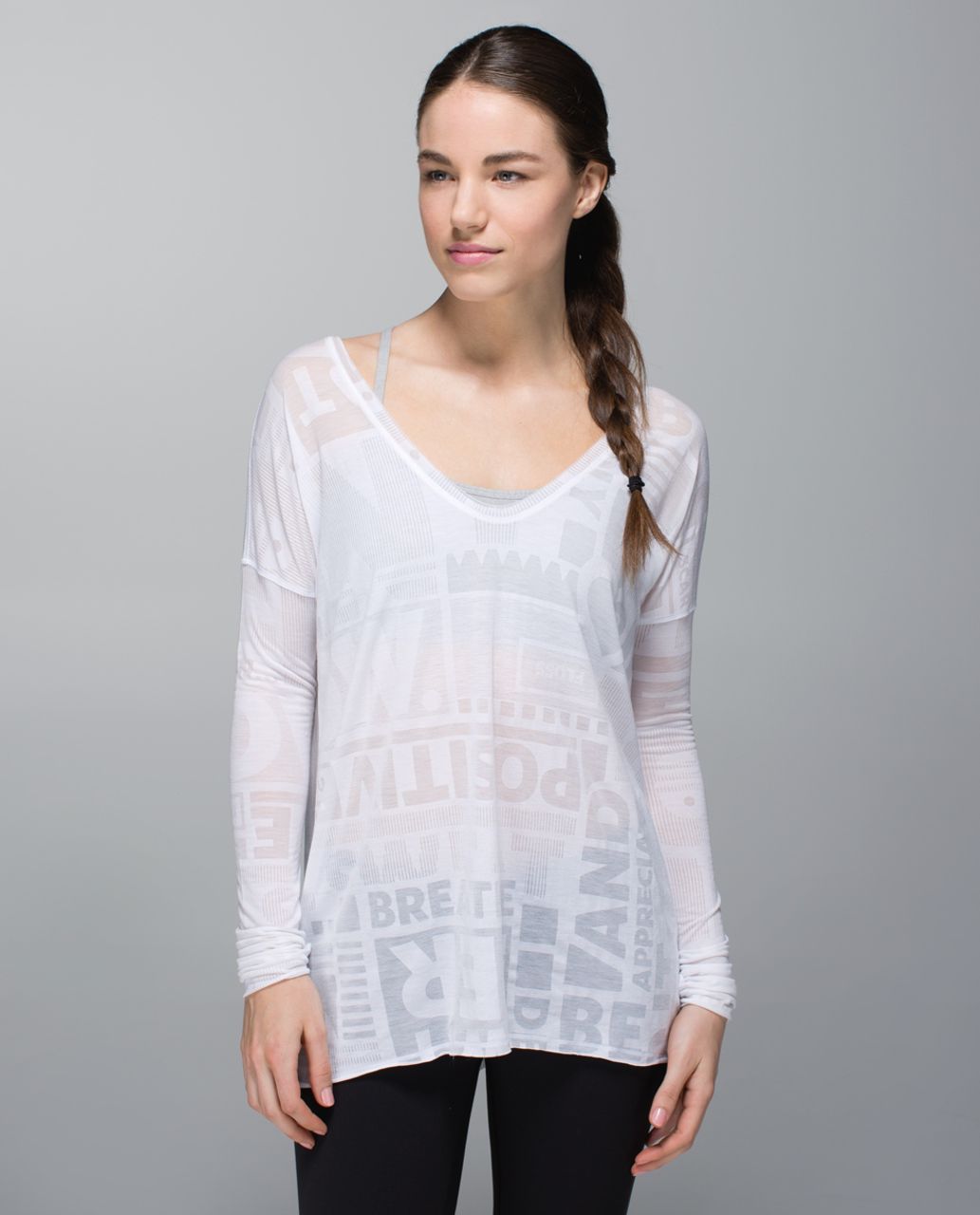 Womens Lululemon Manifesto Long Sleeve Sze- 4